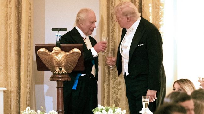 А не хлопнуть ли нам по маленькой? Трамп отменил пошлины на виски ради Карла III
