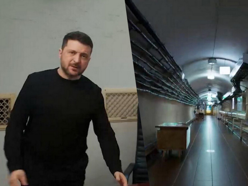 Зеленский сбежал в тайный город-бункер во время удара «Орешника» — СМИ