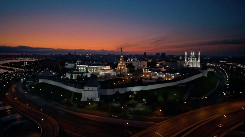 Казань с высоты птичьего полета: завораживающие кадры города (видео)