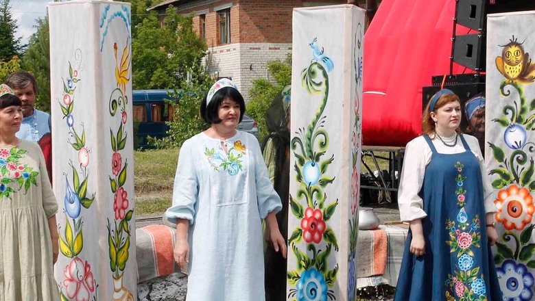 В свердловском селе Кочневском прошел фестиваль народного творчества