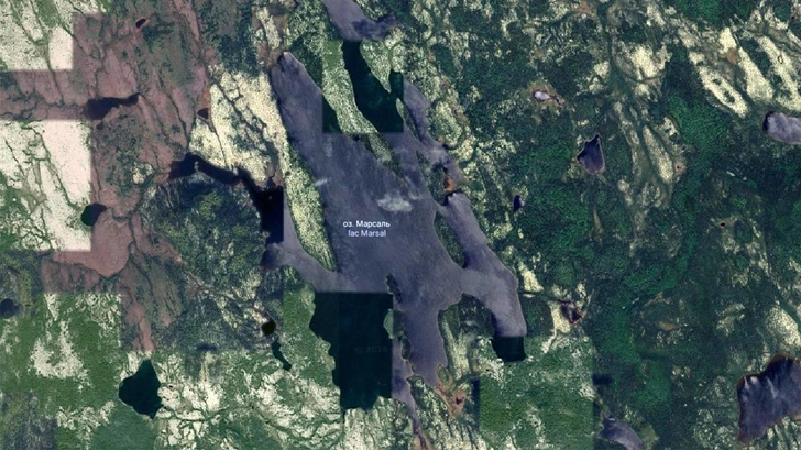 Уаачатик: канадский турист нашел на Google Maps кратер от упавшего 390 млн лет назад метеорита