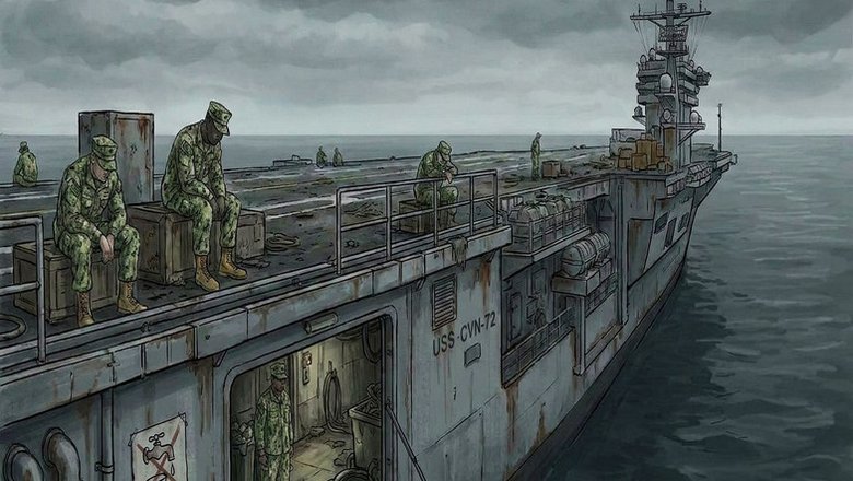 «ВМС США всё равно»: западные СМИ — о бедственном положении авианосца USS Abraham Lincoln